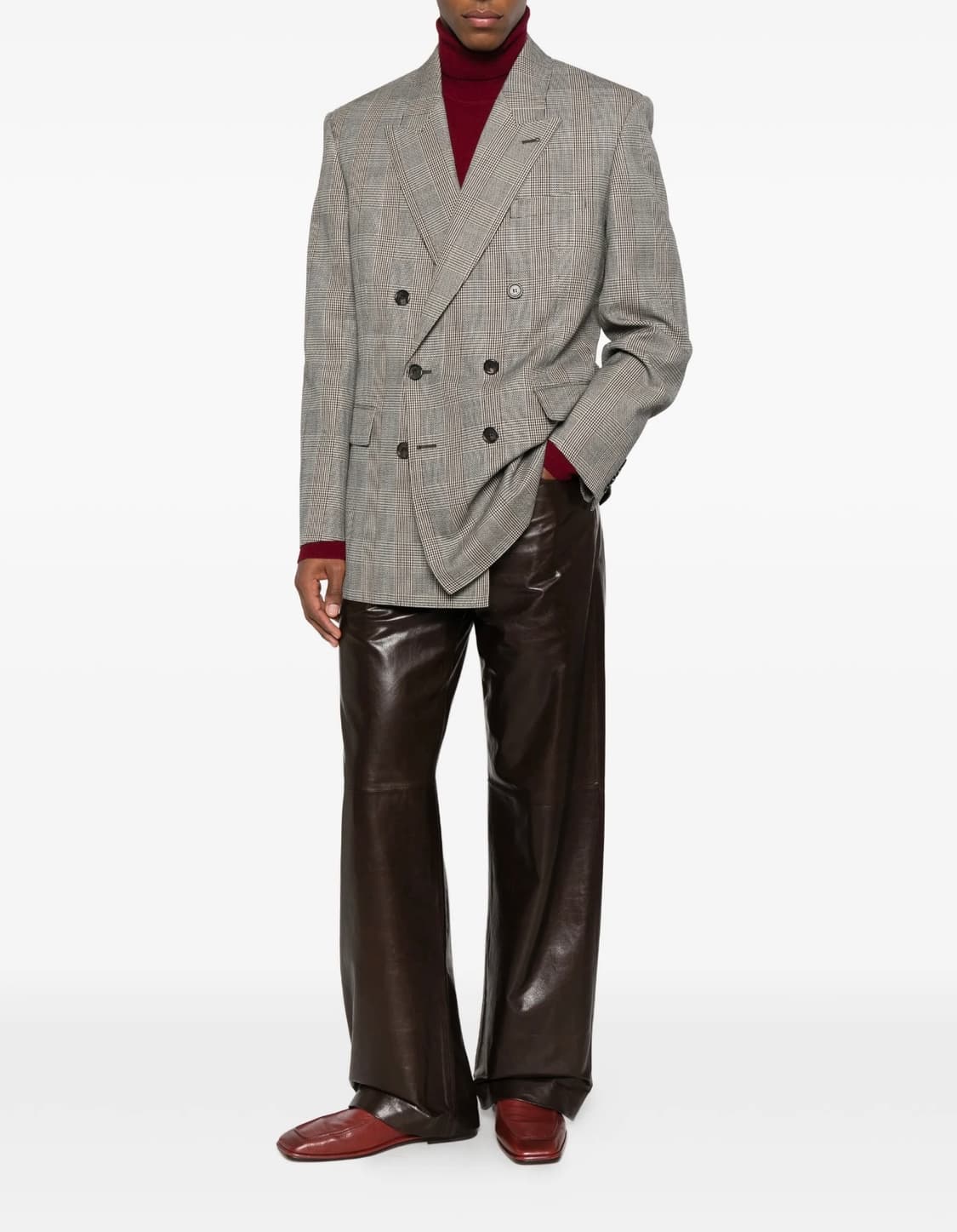 [차은우님 착용] 생로랑 25ss 프린스 오브 웨일즈 자켓 상품이미지2