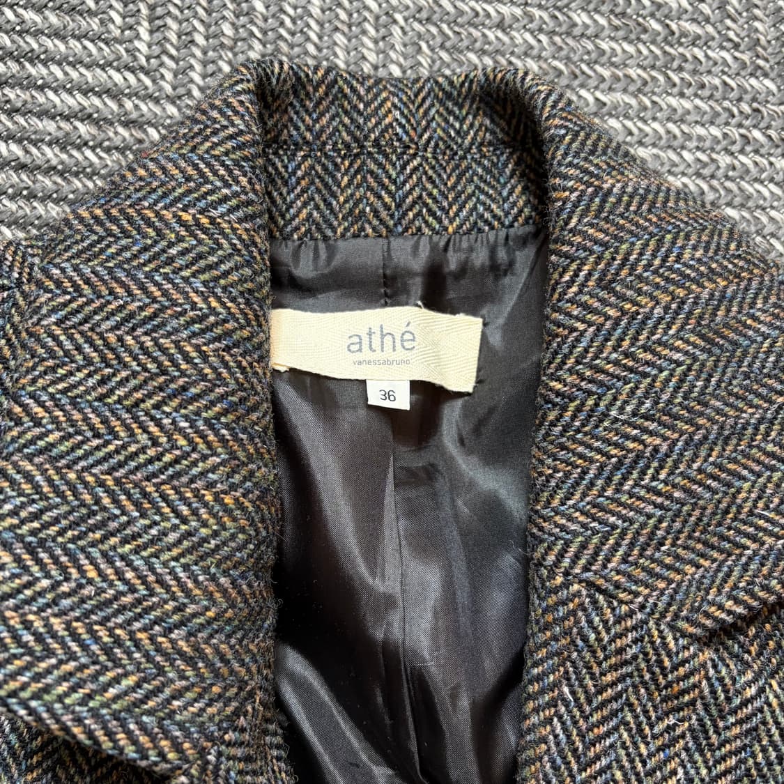 athe 헤링본 울자켓(36) 상품이미지3