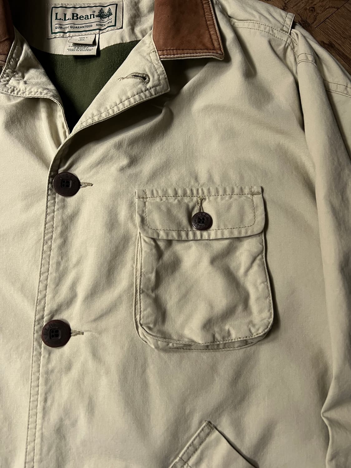 [XL]L.L.Bean USA 엘엘빈 아이보리 헌팅 자켓 상품이미지3