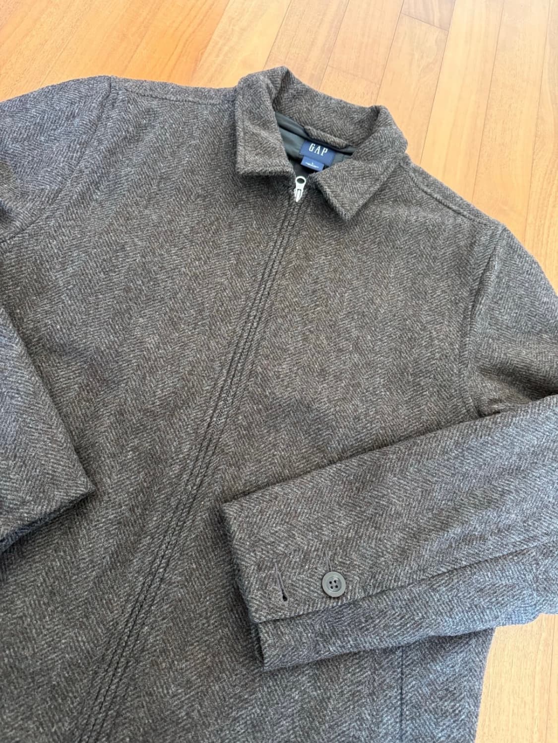 [L] Oo's Old Gap padded 헤링본 자켓  상품이미지3