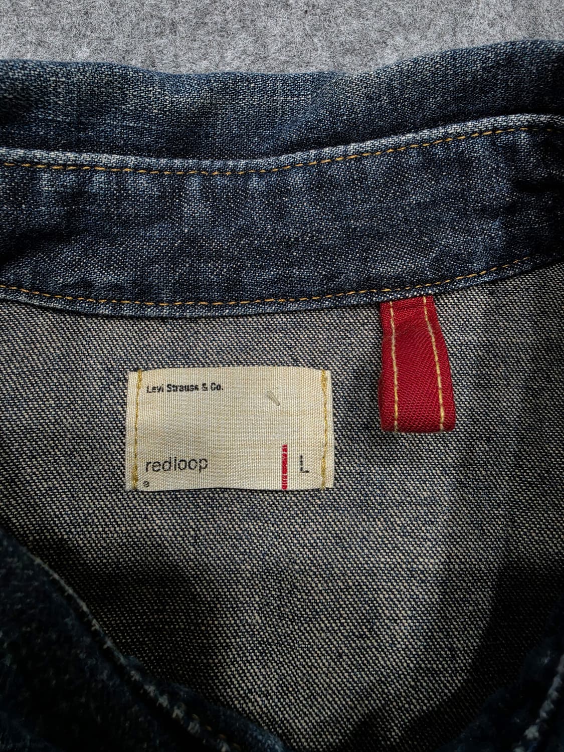리바이스 레드룹 00s 데님 셔츠 반팔 셔츠 청셔츠 L 상품이미지5