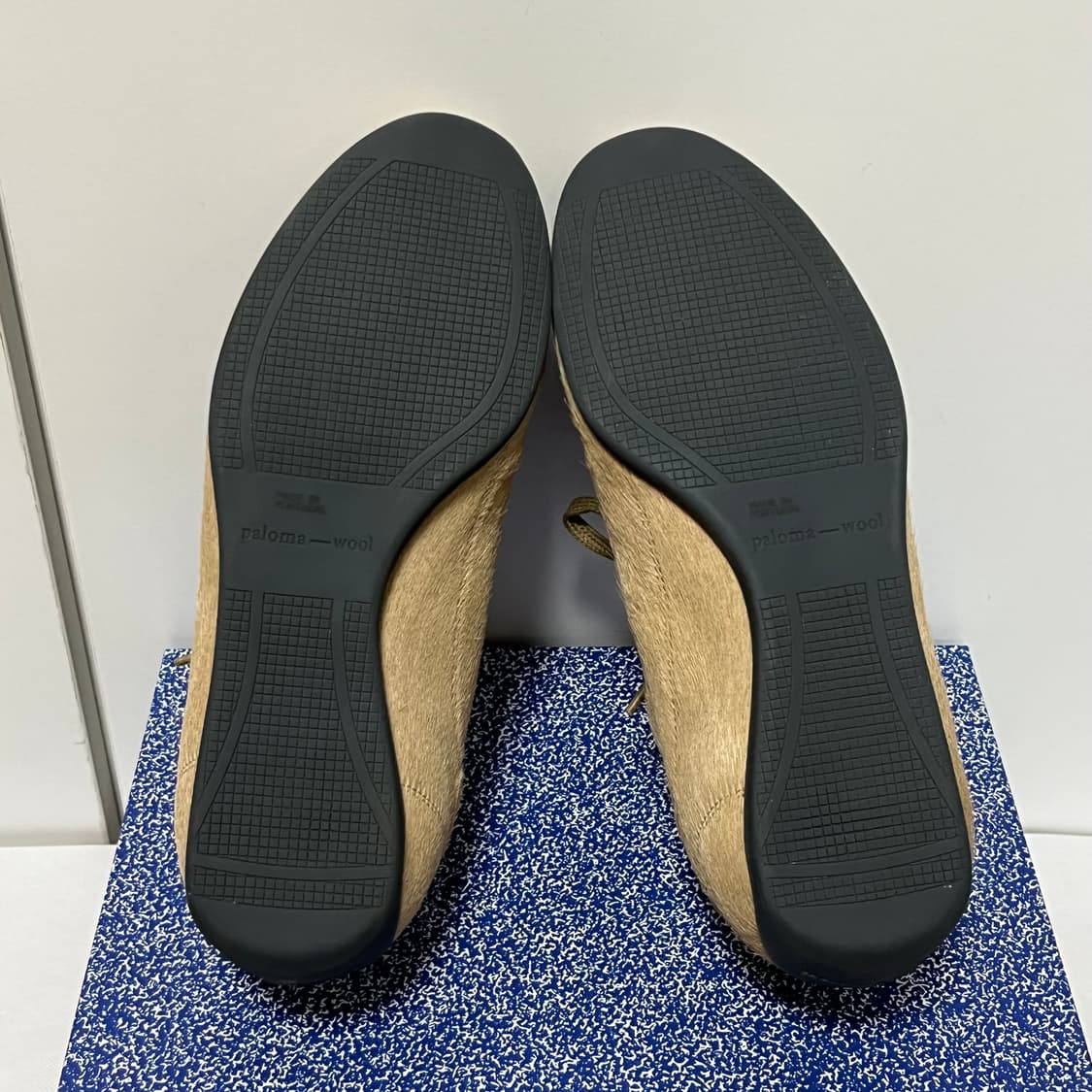 [36,37,38]팔로마울 Miles 헤어리 스니커즈/베이지 상품이미지4