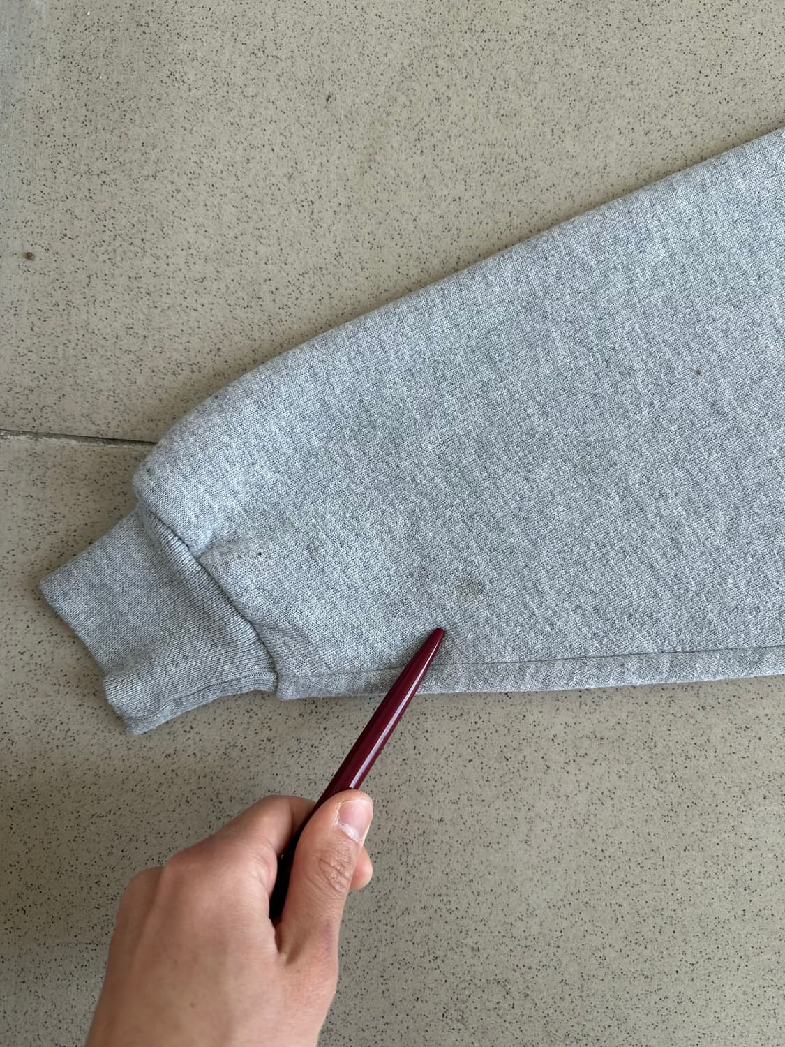 90s 빈티지 러셀 후드 그레이 XL 상품이미지4