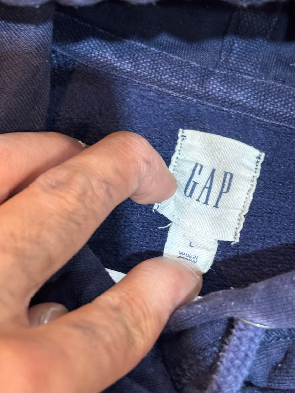 GAP 갭 후드티 네이비 티셔츠 L사이즈 상품이미지5