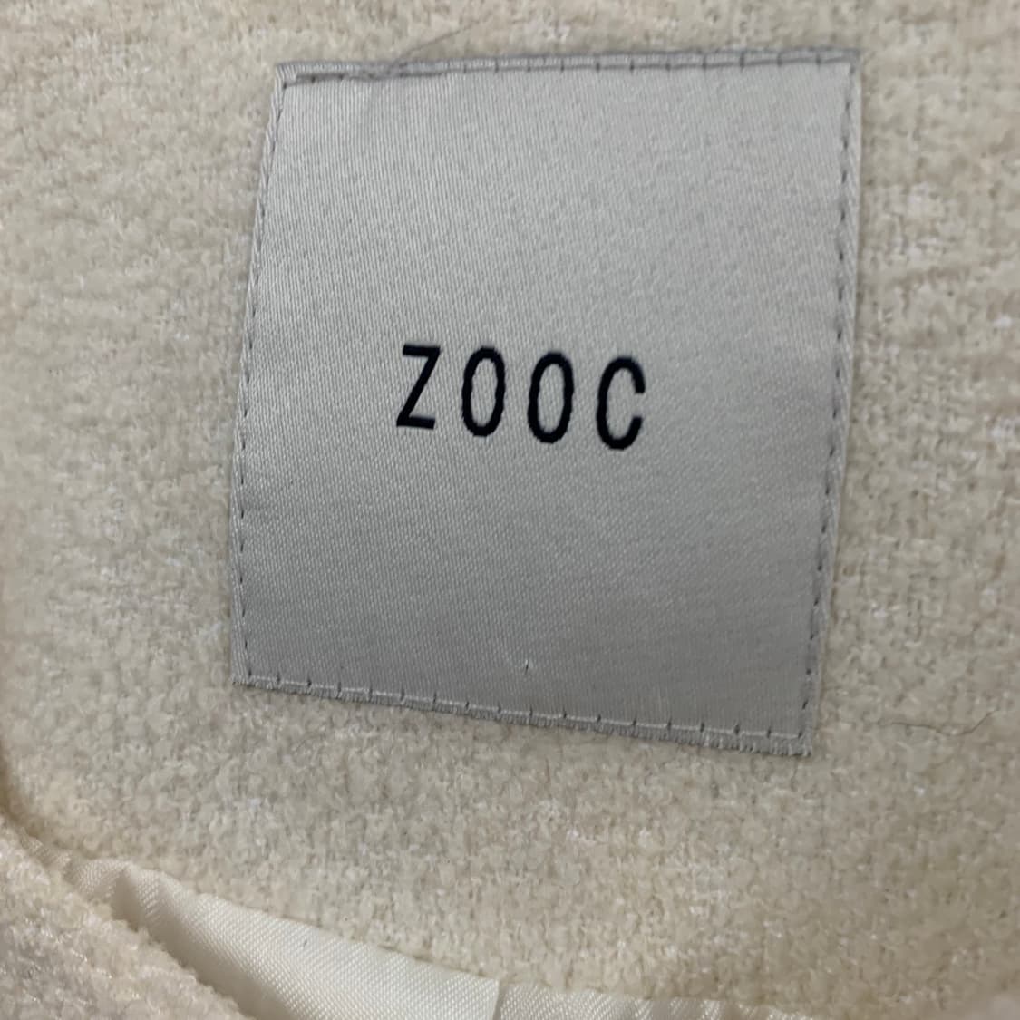 55 ZOOC 쥬크 노카라 버튼 포인트 트위드 자켓 상품이미지5