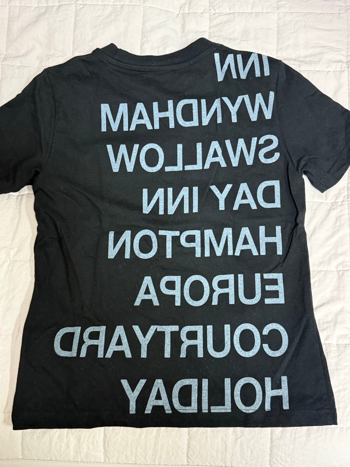 사파리스팟 1/2 HIGHWAY INN TEE (BLACK/WHITE) 상품이미지3