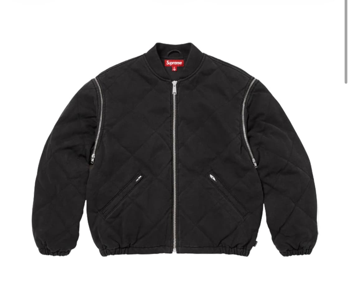 정가이하 25fw 슈프림 퀄티드 봄버 새상품 L 상품이미지1