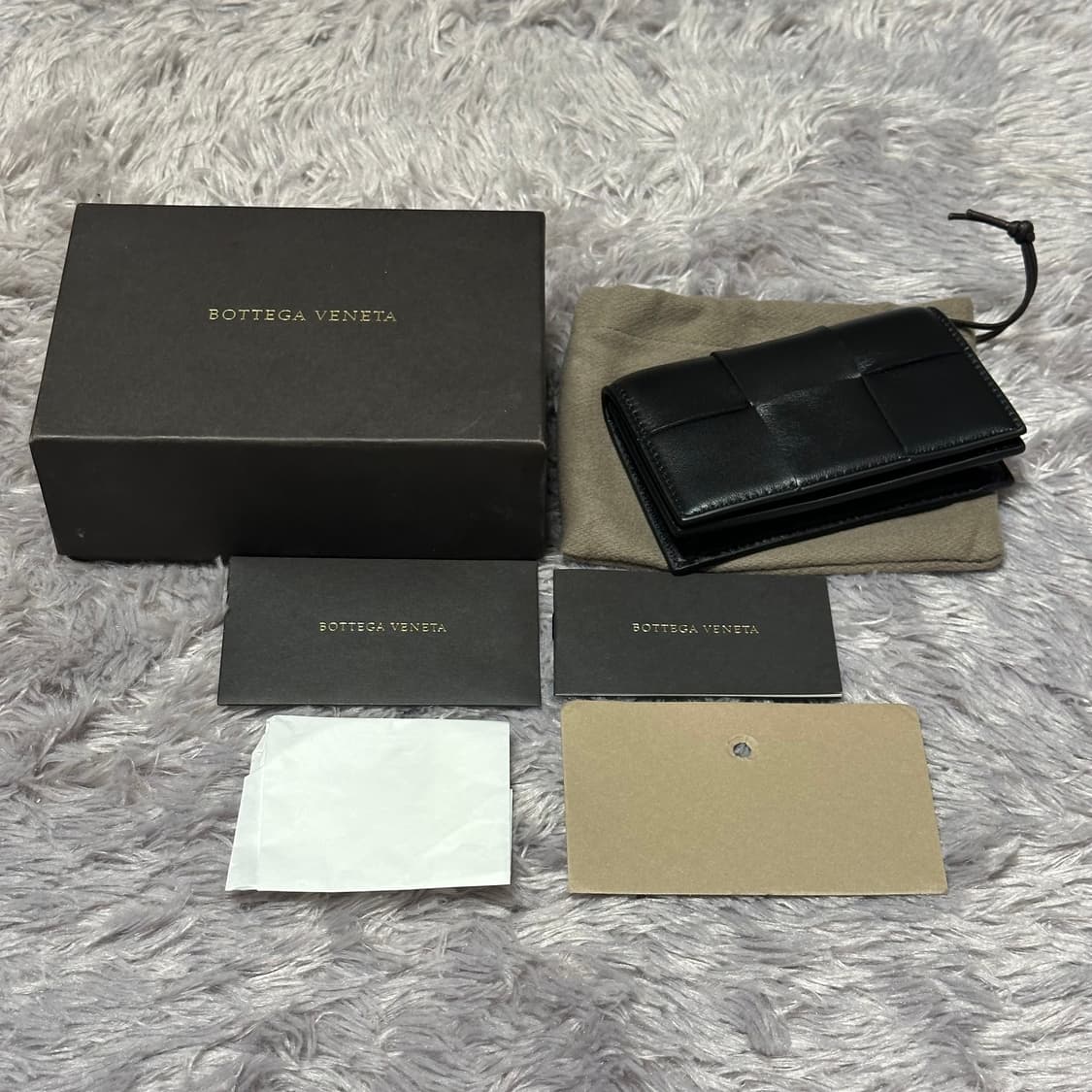 [풀구성] 보테가베네타 카세트 비즈니스 카드지갑 블랙 상품이미지9