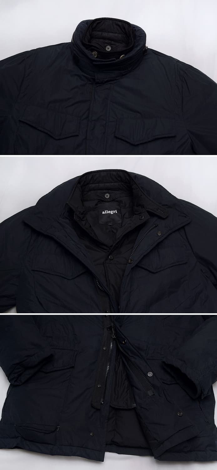 알레그리 투인원 디테처블 유러피안 구스다운 야상 패딩 (100+) 상품이미지4