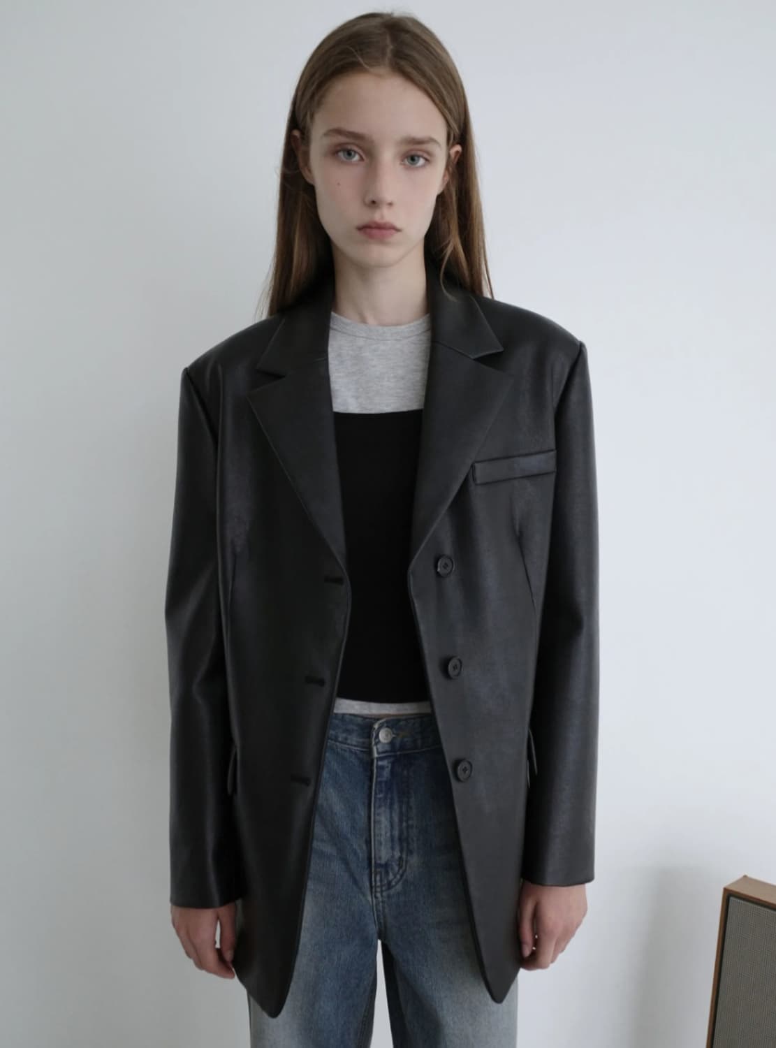 로우클래식 레더자켓 s 상품이미지1