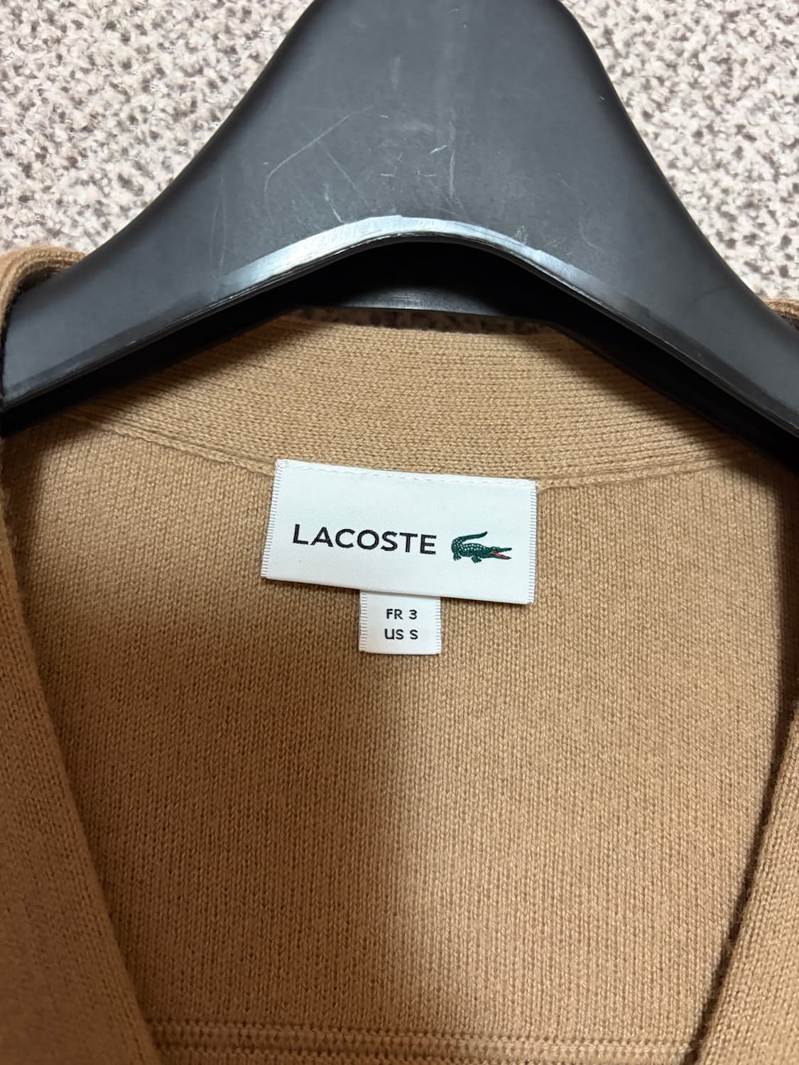 라코스테 남성 울 가디건 S사이즈 상품이미지2