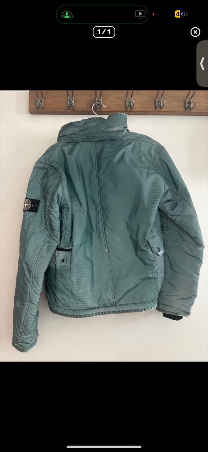 [판매] 스톤아일랜드 30주년 리퀴드 리플렉터 아이스블루 봄버  30주년 상품이미지1