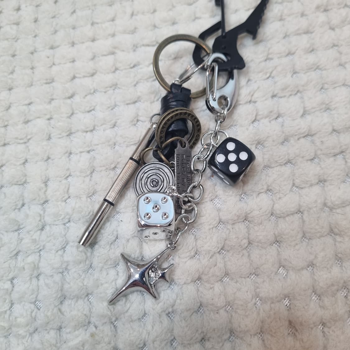 🎲 Bright Dice (빛나는 행운) 키링 siver keyring 상품이미지5