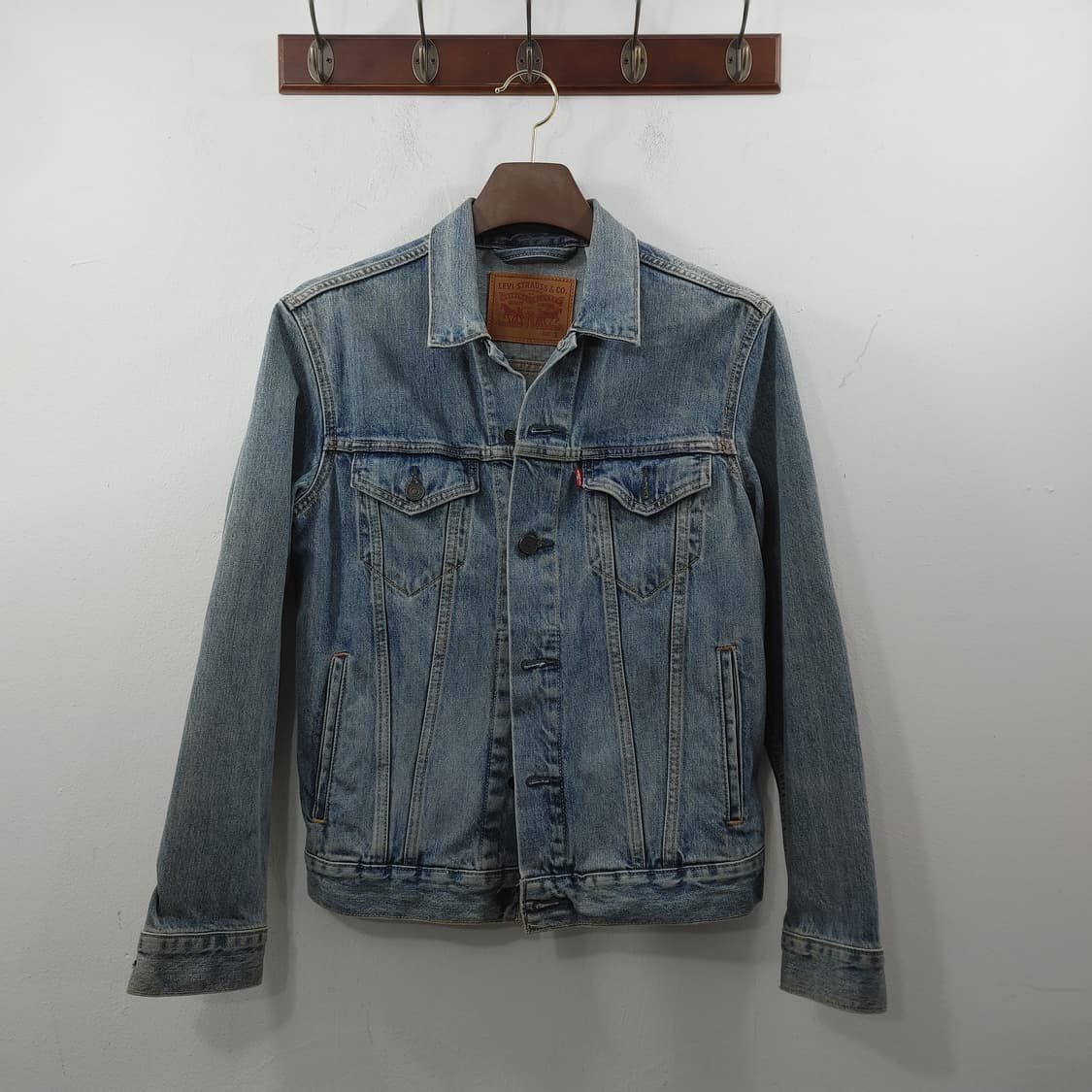 S 리바이스 남성 연청  캐주얼 데님 간절기 청자켓 상품이미지1