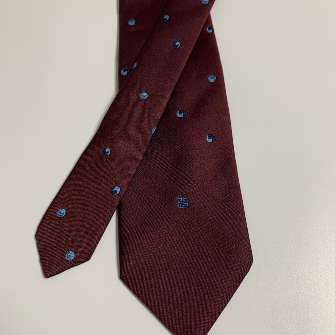 지방시(GIVENCHY) 혼방 도트디자인 명품넥타이 A+등급 7.7cm 상품이미지4