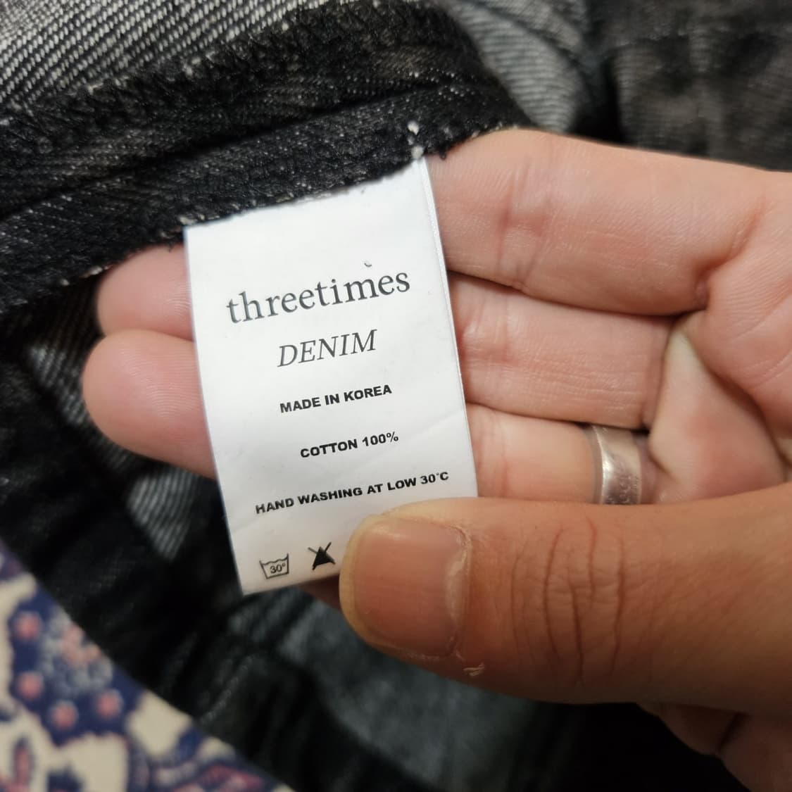 쓰리타임즈 루시퍼 데님 미니 원피스 상품이미지7