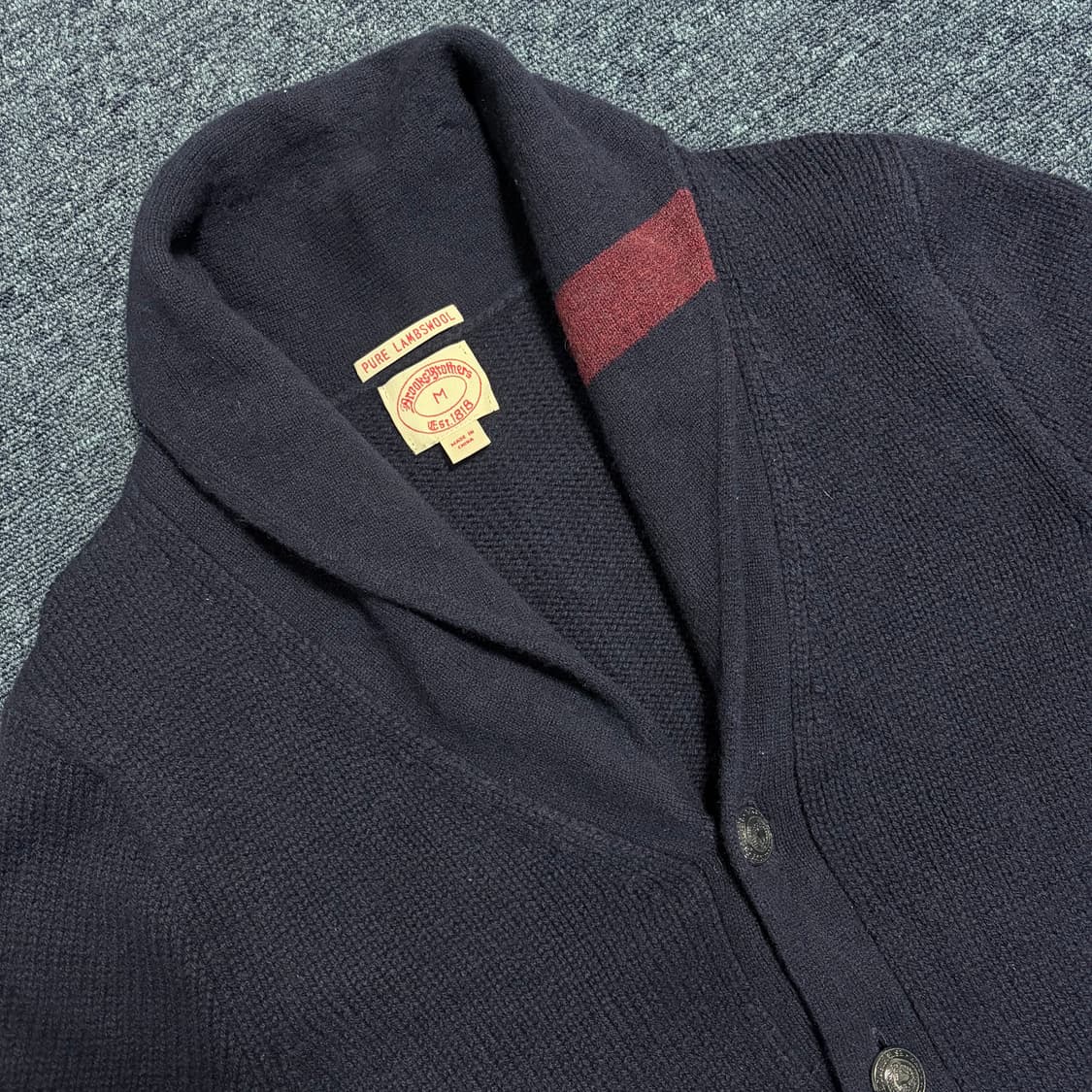 브룩스 브라더스 숄카라 니트 가디건 상품이미지3