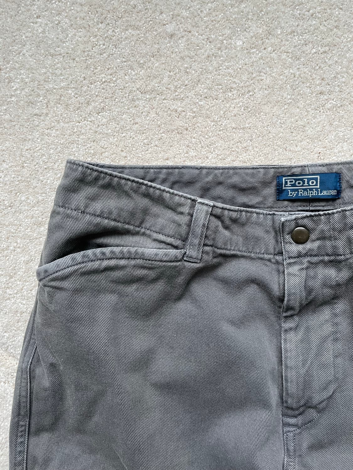 폴로 랄프로렌 워시드 블랙 팬츠 (31-32) 상품이미지5