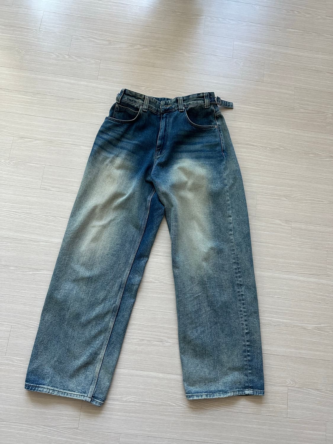 노운 wide denim pants (blue)(0)팝니다 상품이미지2