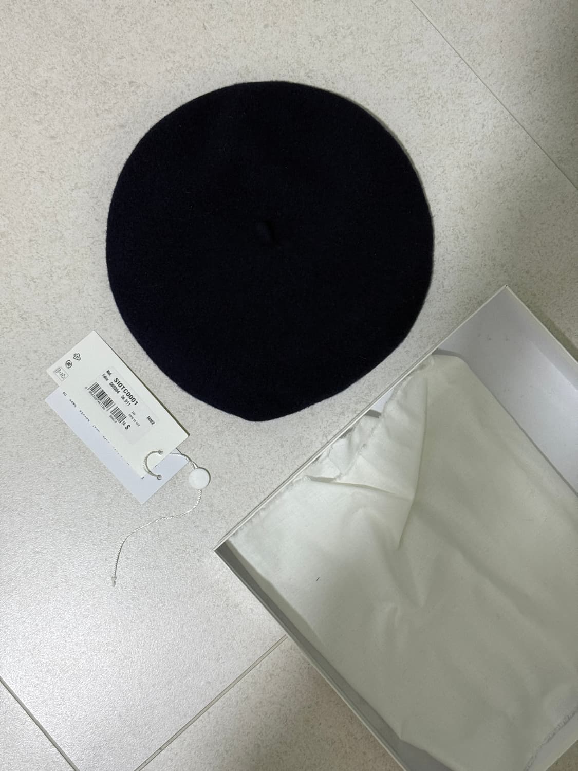 마르지엘라 포 스티치 울 베레모 네이비 상품이미지3