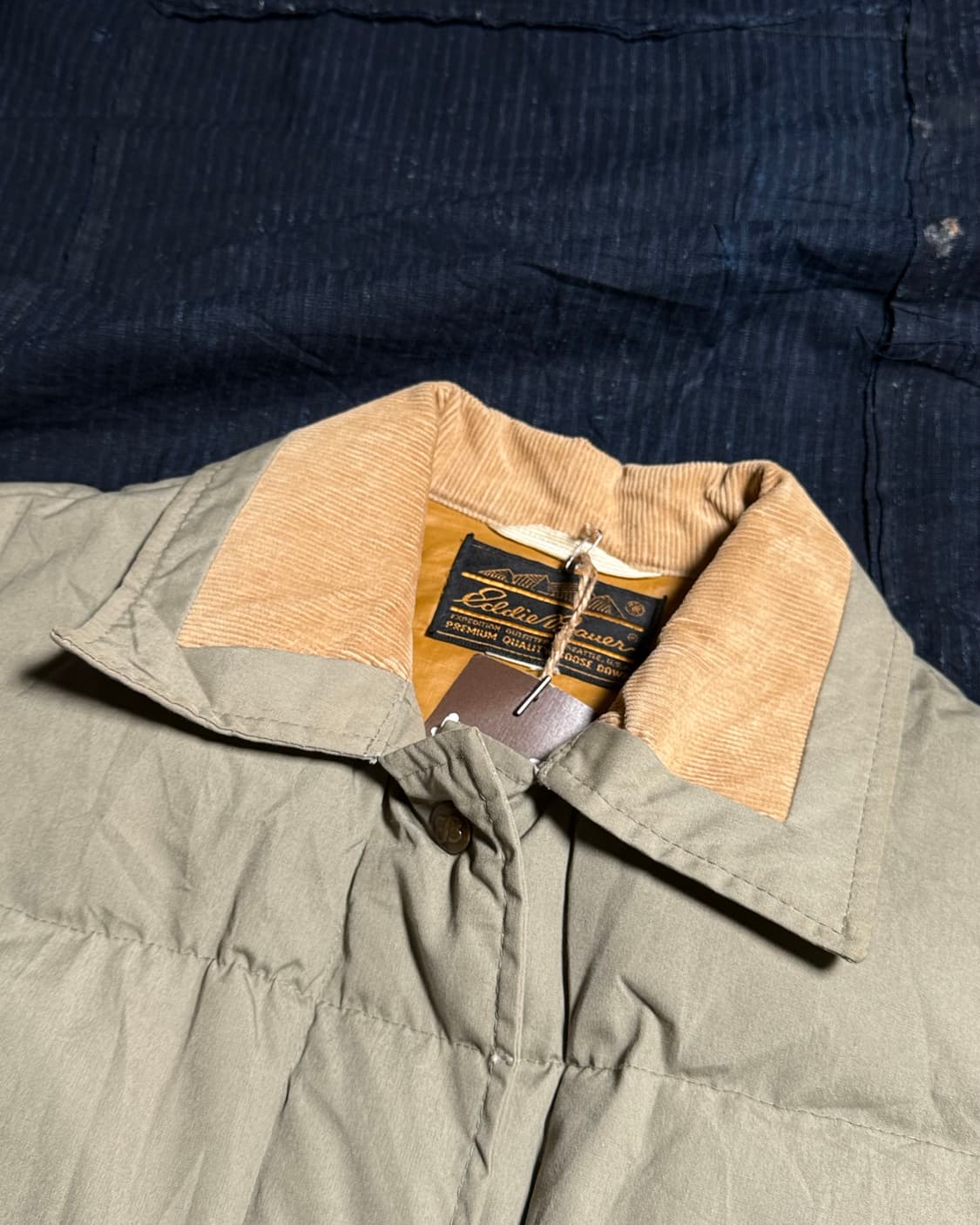 80‘s 에디바우어 구스다운 스냅자켓 L 상품이미지2