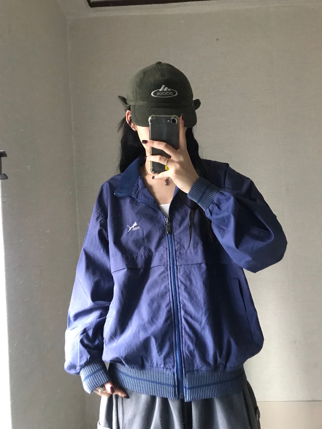 퓨마 올드스쿨 네이비 바람막이 상품이미지3