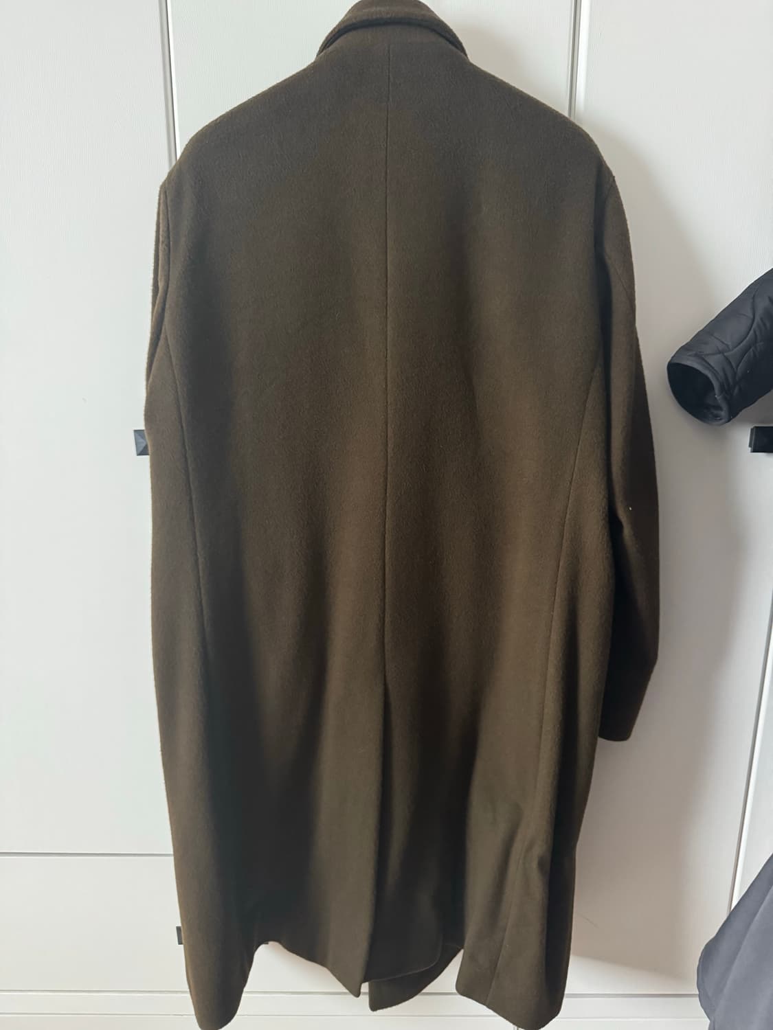 해칭룸 빈티지 더블 브레스티드 코트 3 카키 상품이미지3