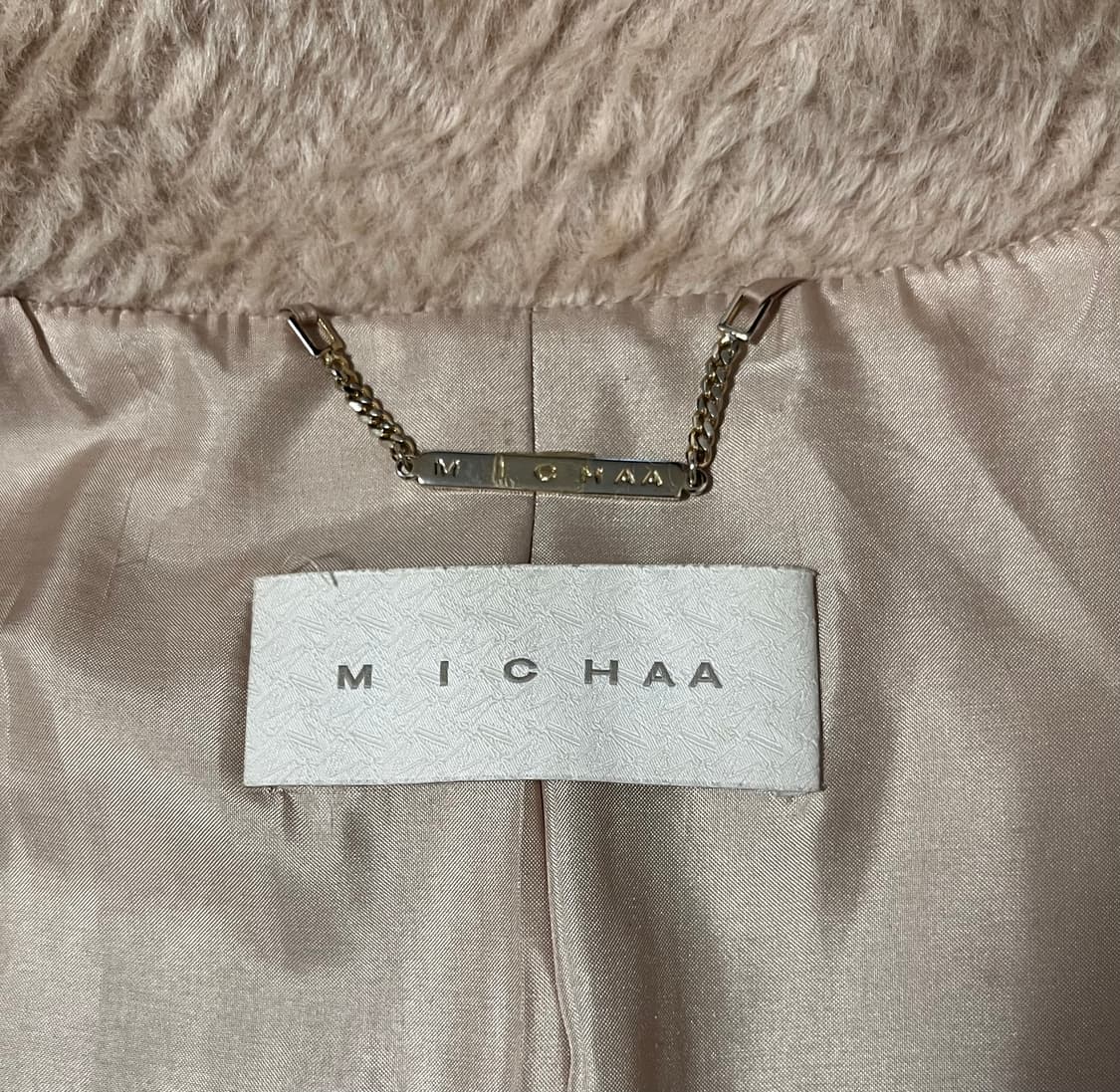 미샤 라마 울코트 베이지 상품이미지3