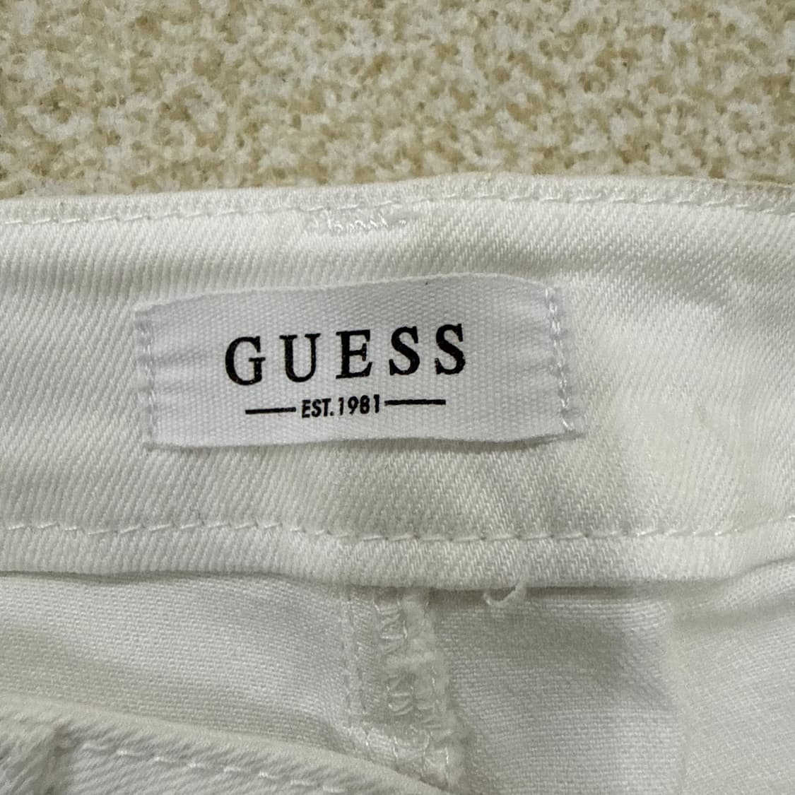 67 게스 여성 화이트 코튼팬츠 0213T2 상품이미지4