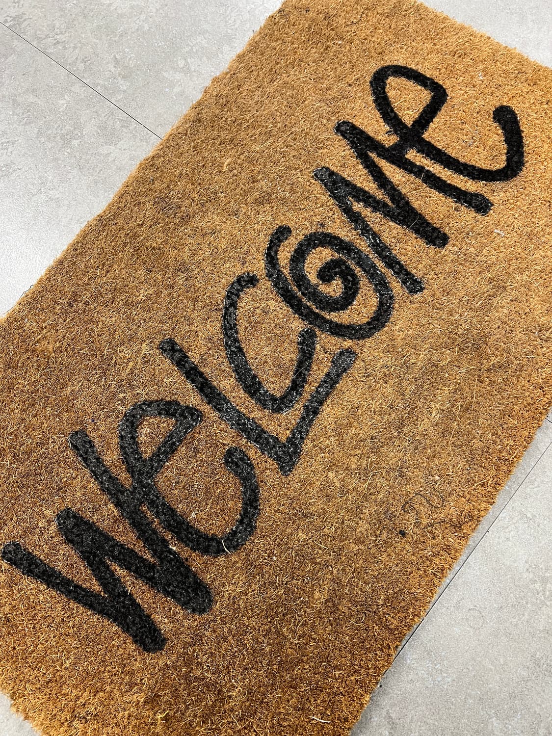 스투시 WELCOME 매트 코코아 상품이미지3