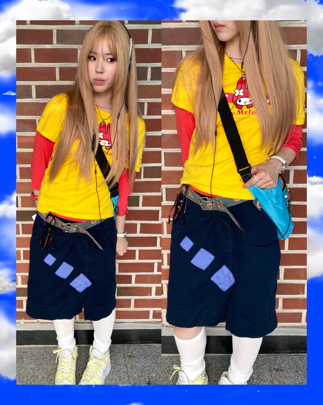 불량 마멜공주 빈티지 코디세트 상품이미지1