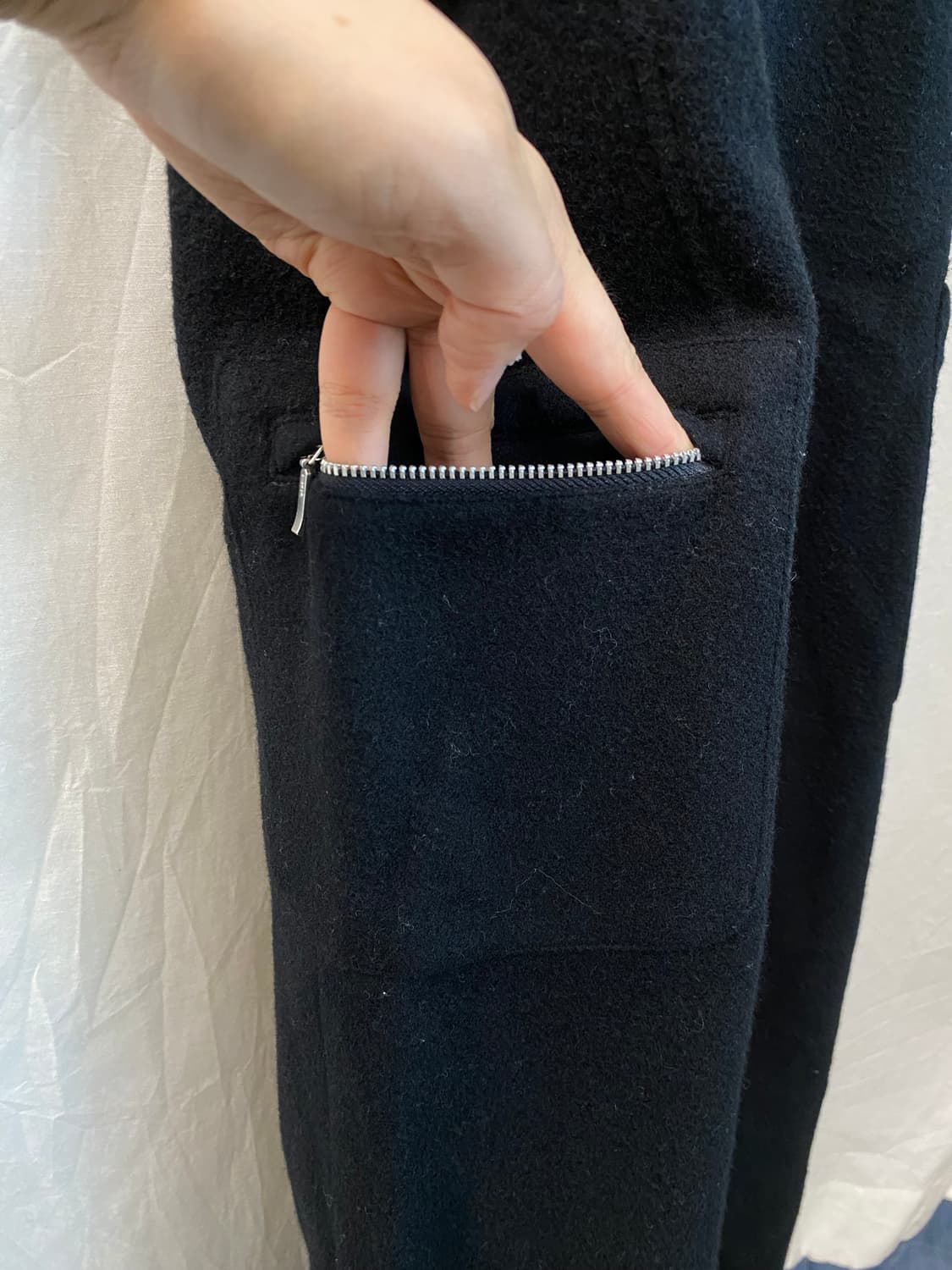 BLANCAFE 블랙 울롱원피스(L) 상품이미지7
