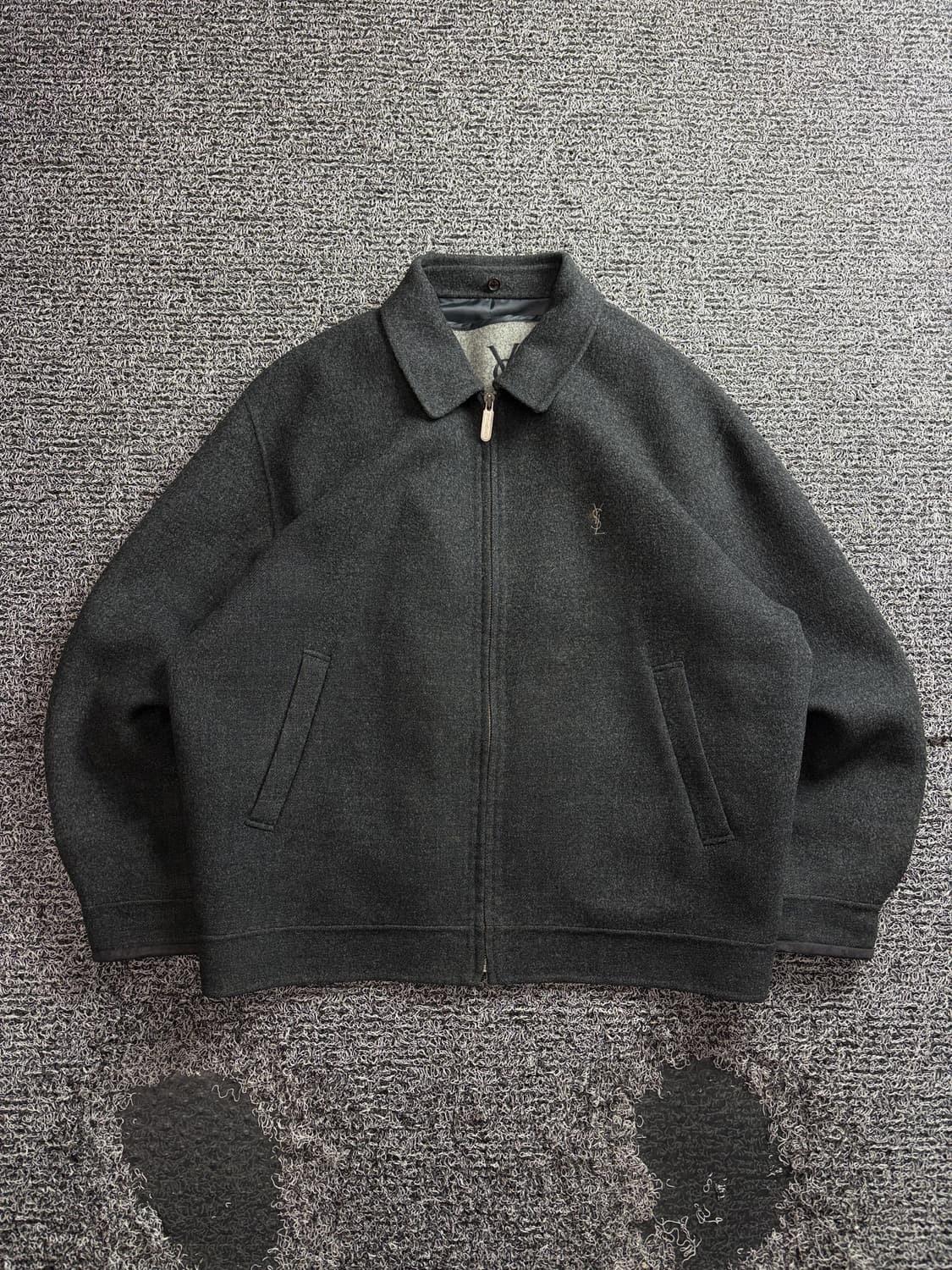 90s YSL 입생로랑 울 해링턴 자켓 3750 상품이미지2