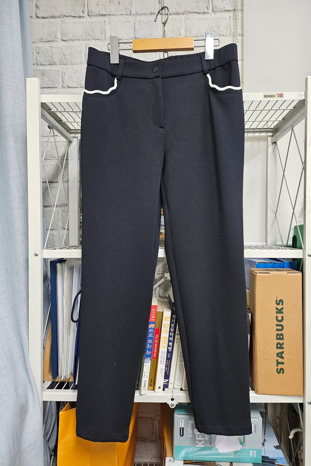 블랙앤화이트 여성 골프바지 28~29 간절기 골프팬츠 WL88 상품이미지1