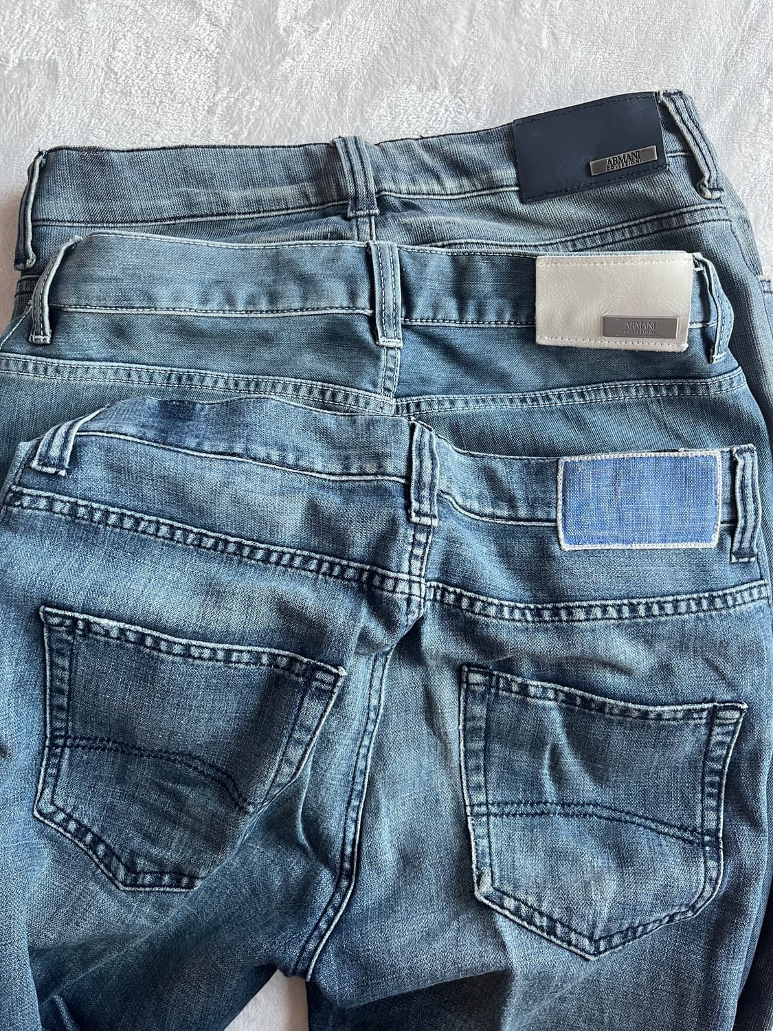 아르마니 꼴레지오니 청바지 남녀공용 상품이미지1