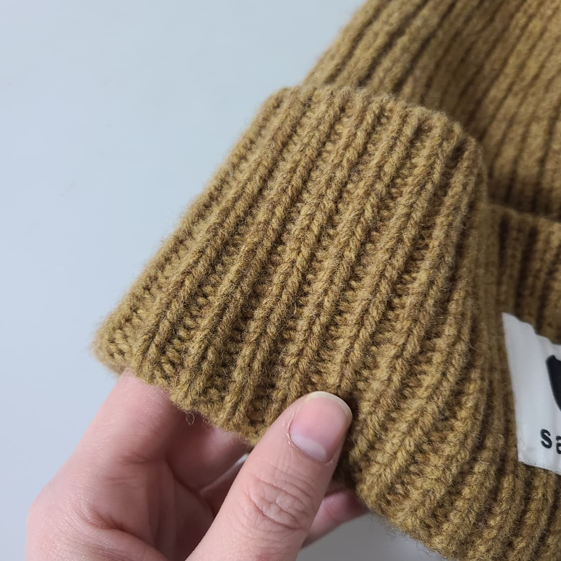 사카이 X 칼하트 WIP 울 블랜드 비니 골든 브라운 OS 상품이미지5