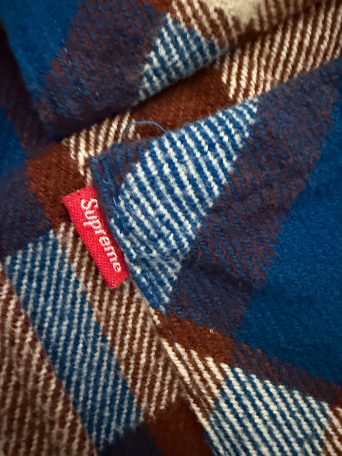 슈프림 플란넬셔츠 라지 상품이미지3