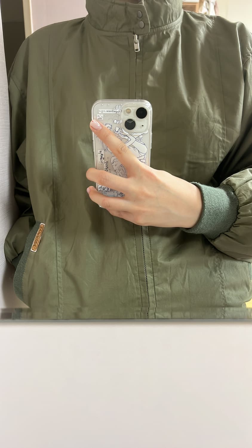 빈티지 자켓 카키 상품이미지6