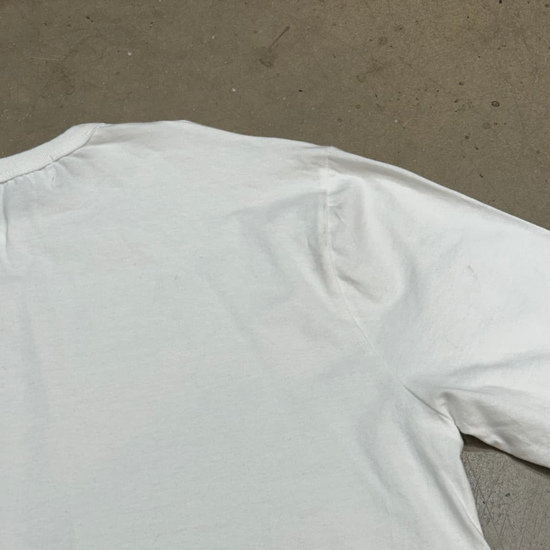 L 꼼데가르송 레드 와펜 화이트 롱슬리브 상품이미지9