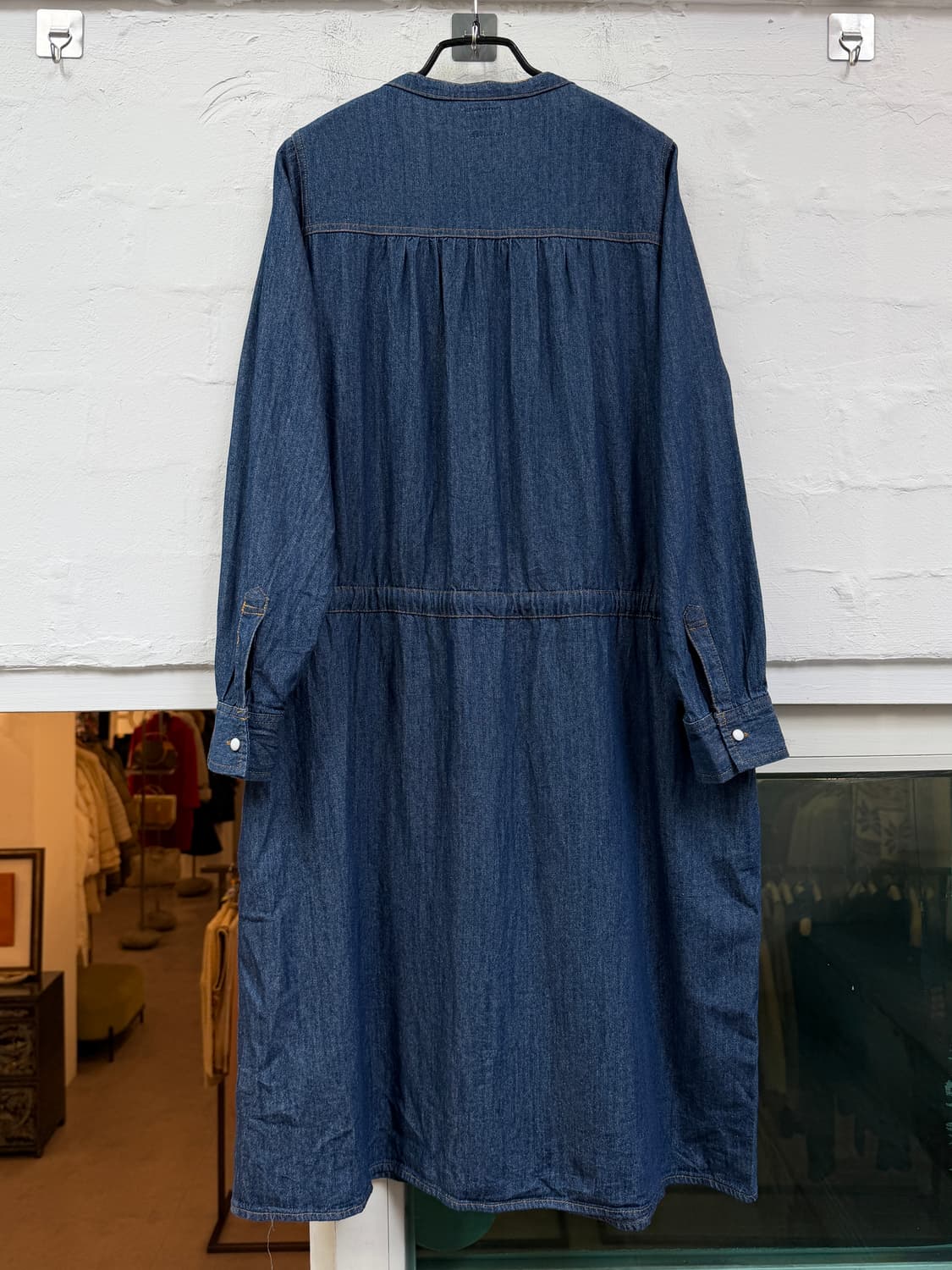 Lee 리 스냅 버튼 데님 청 원피스 M 상품이미지6