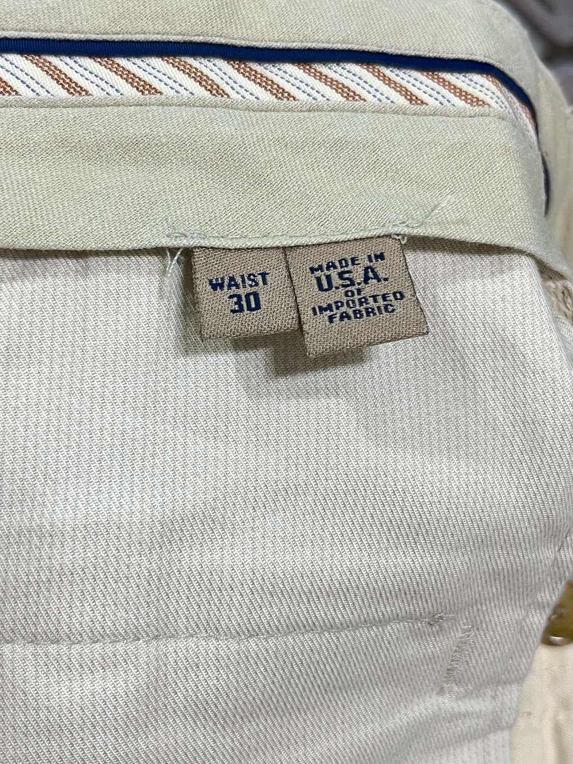 빌스 카키 크림 치노 30 클래식핏 MADE IN USA 상품이미지6