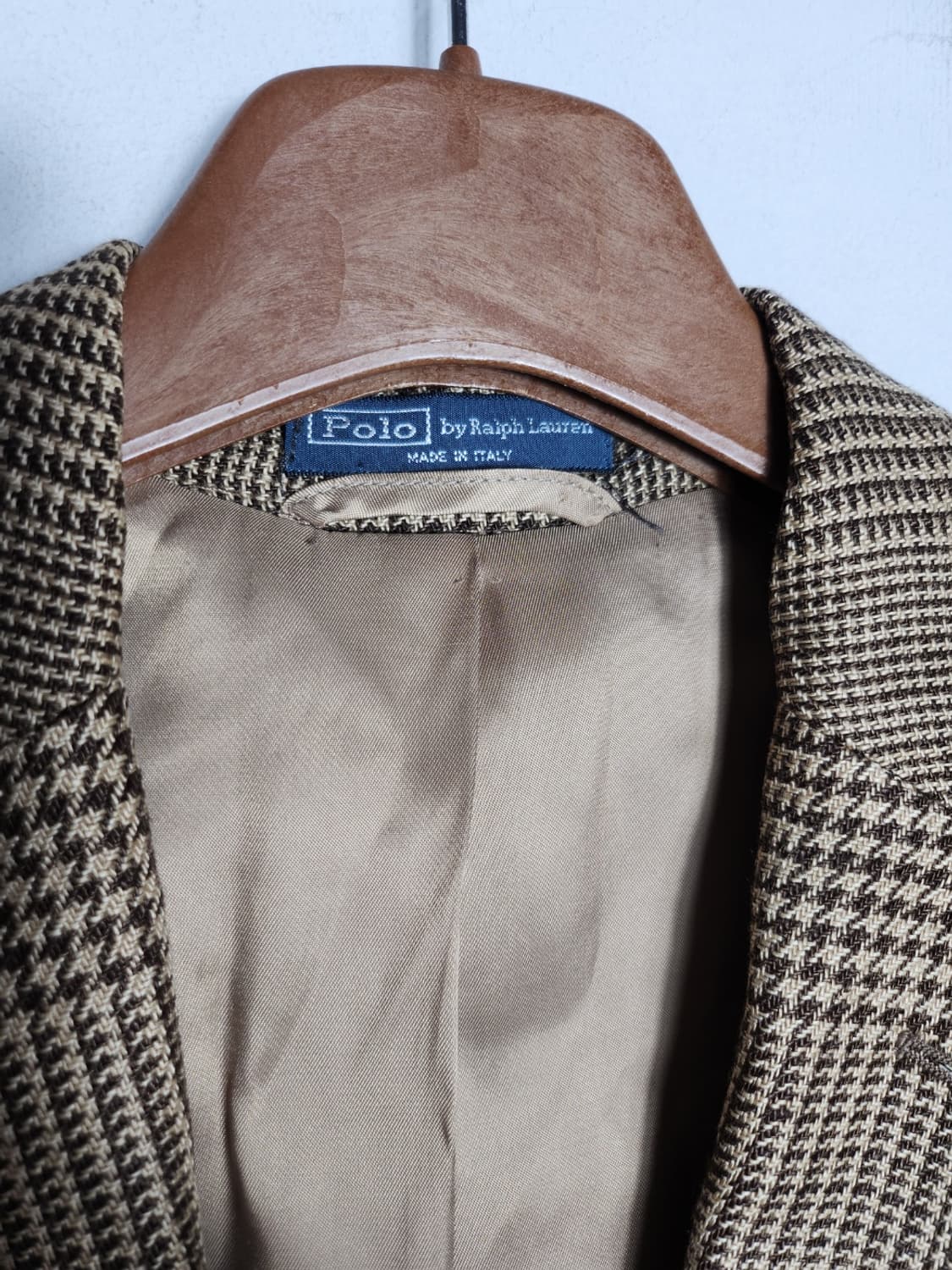 폴로 랄프로렌 브라운 글렌체크 블레이저 자켓 상품이미지2