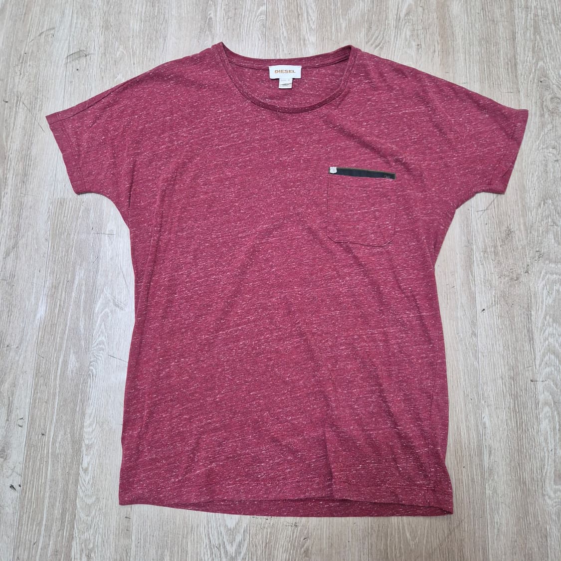 DIESEL 디젤 여성 포켓 반팔티셔츠 상품이미지1