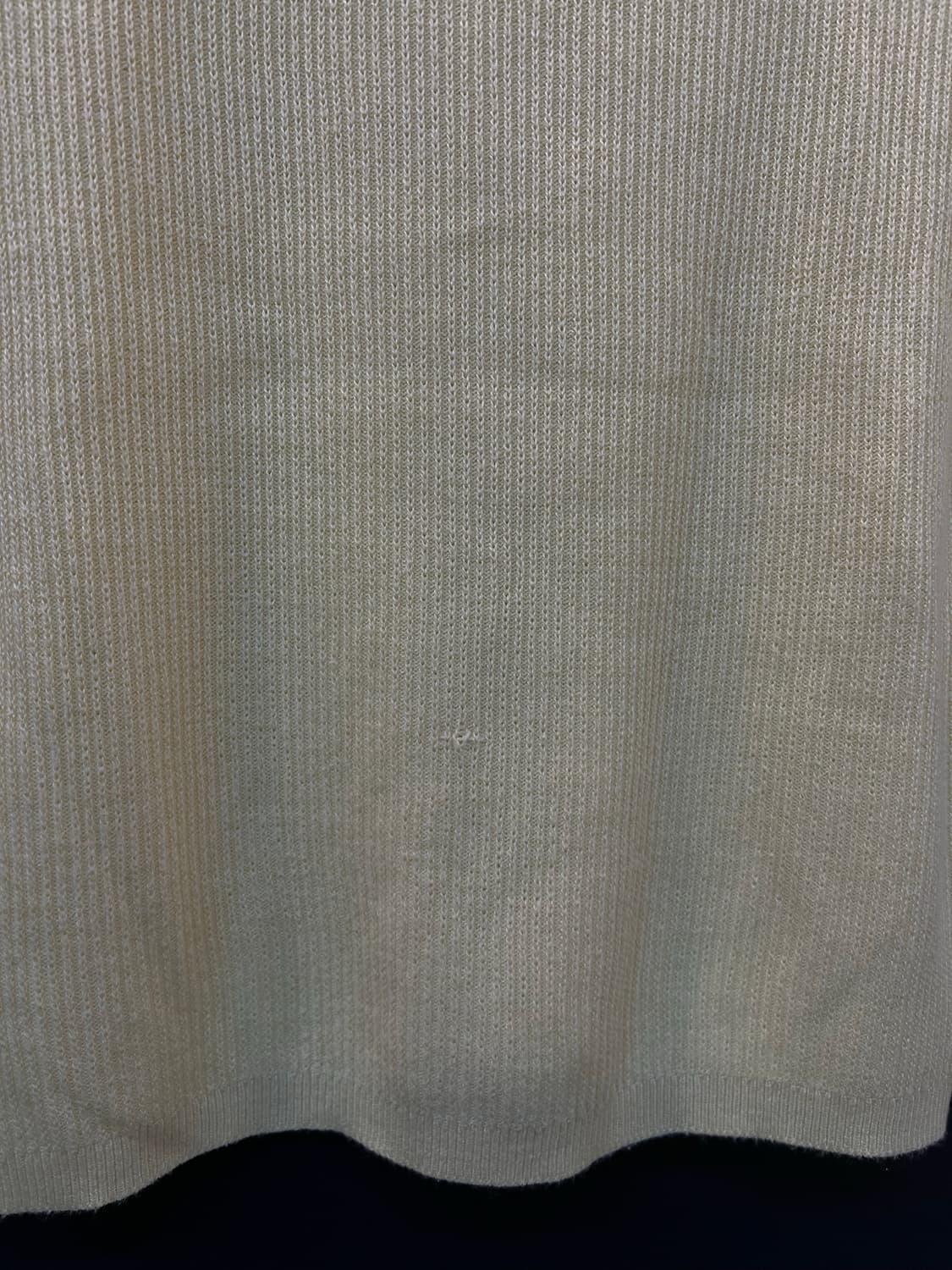 꾸레쥬 옐로우 로고 반팔 니트 상품이미지5