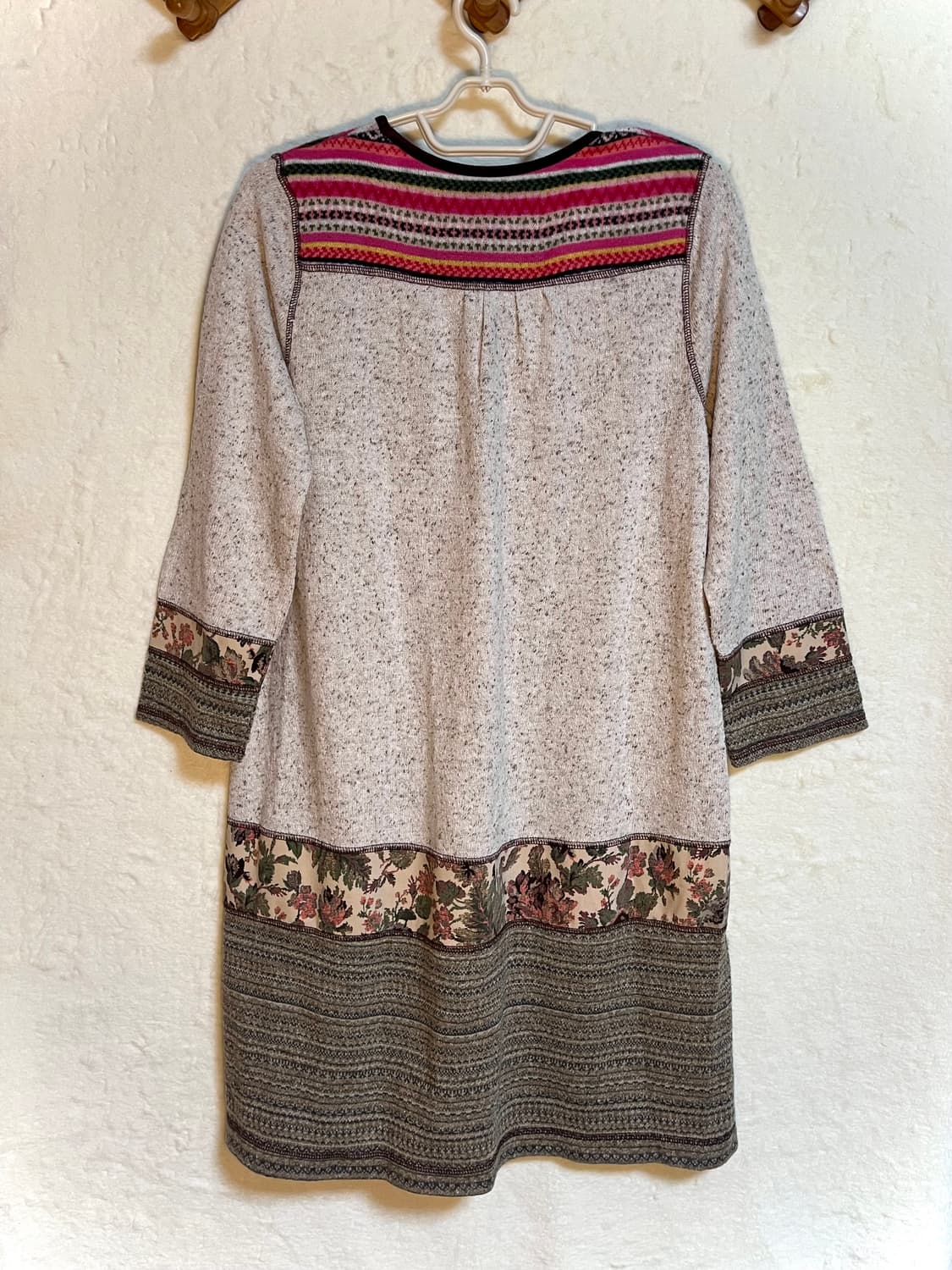 빈티지 히피 에스닉 니트 원피스 상품이미지2