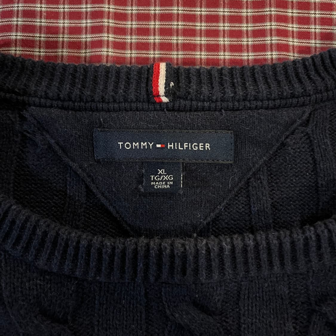 타미힐피거 케이블 니트 네이비 상품이미지8