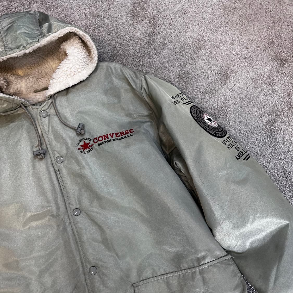 컨버스 올드스쿨 백로고 벤치파카(돕바)L 상품이미지2