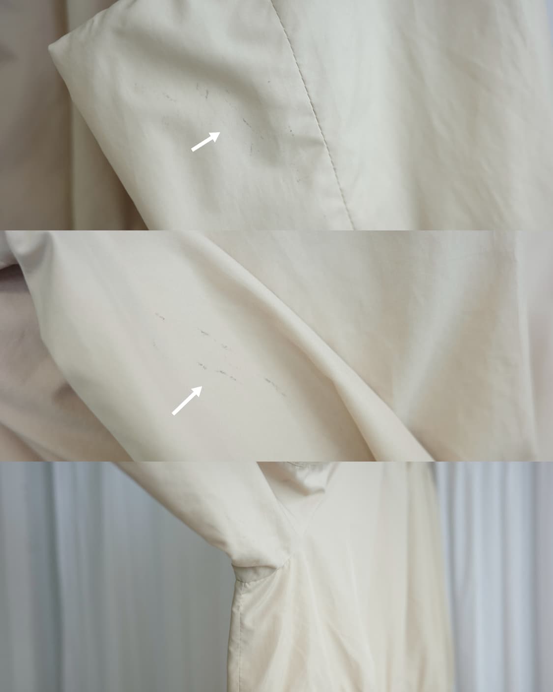 Topvalu light beige wind breaker 상품이미지6