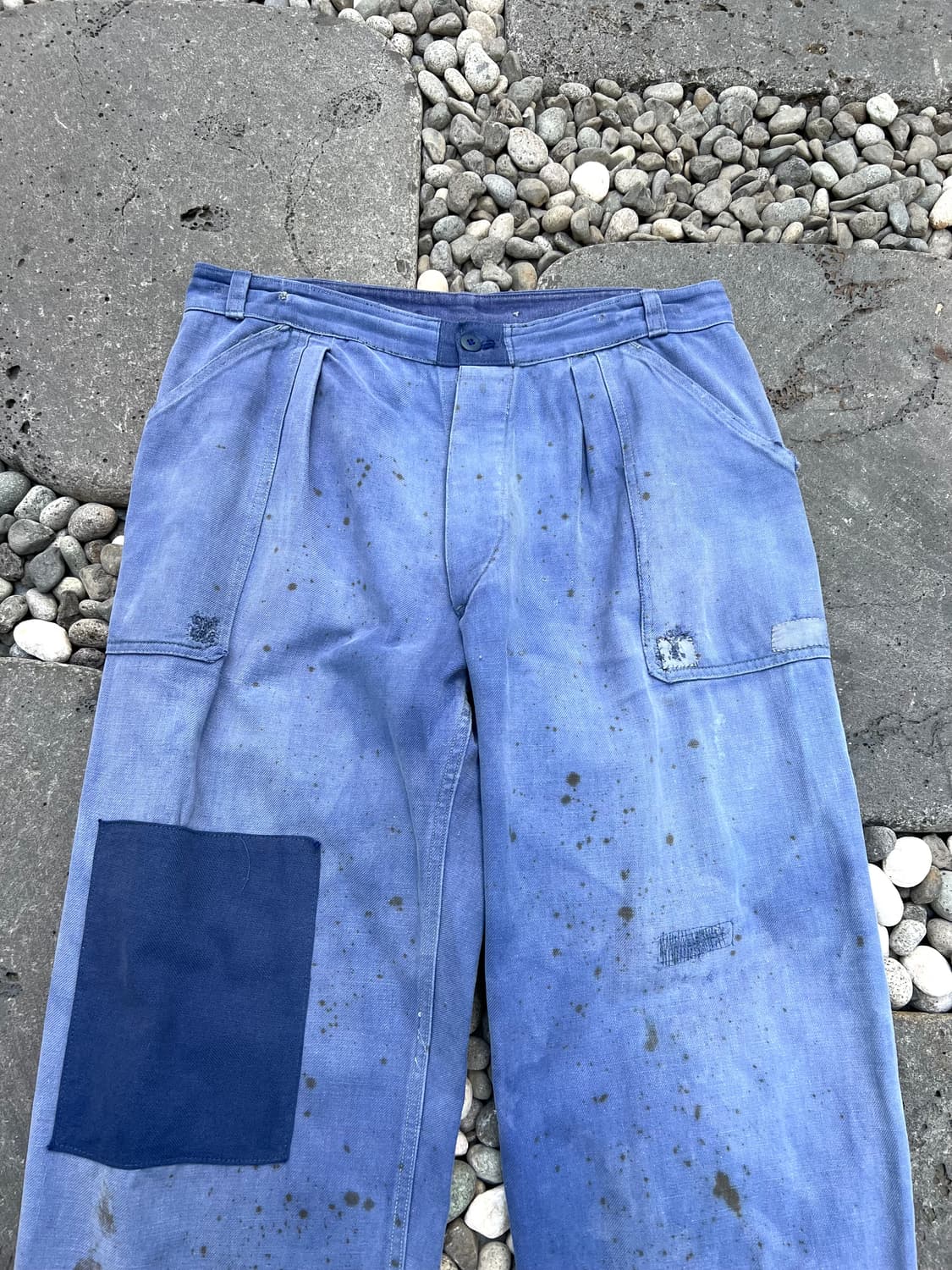 HARD FADED WASHING 패치워크 빈티지프렌치워크팬츠 상품이미지3