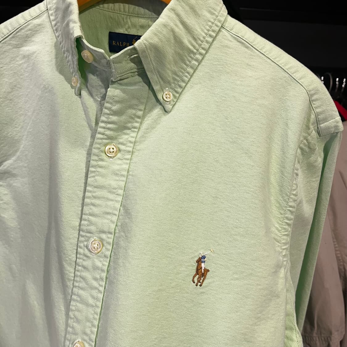 폴로 랄프로렌 파스텔그린 셔츠 상품이미지4
